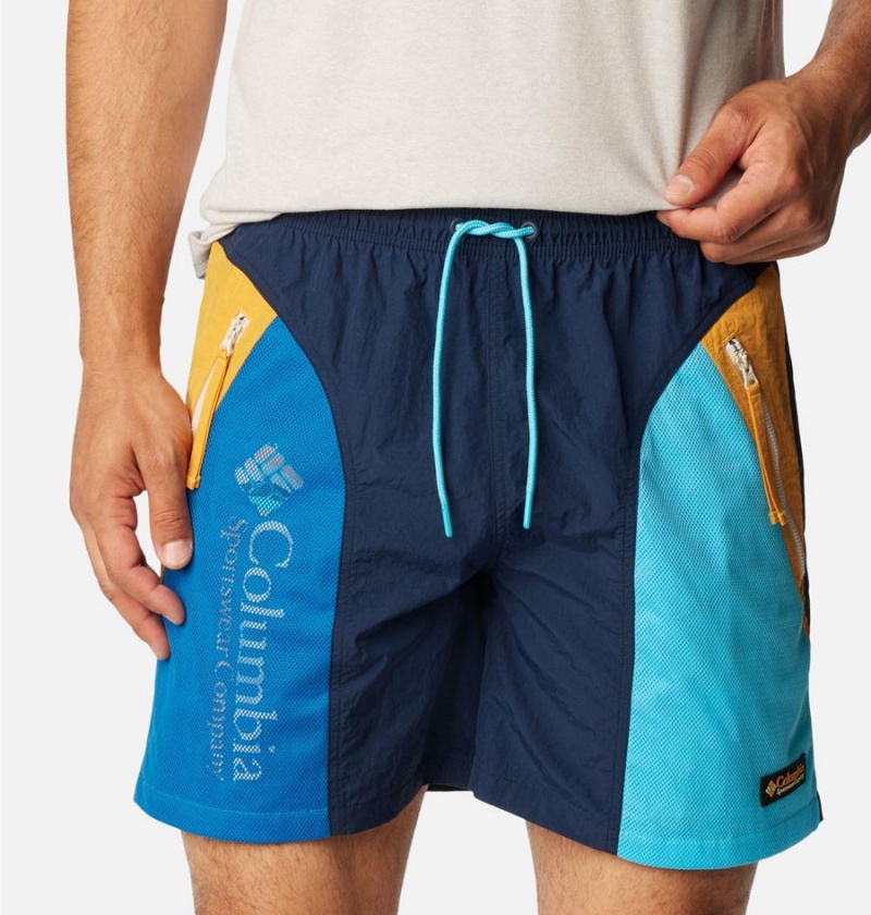 Columbia Riptide Retro Men's Shorts Navy | OIBGNS-431