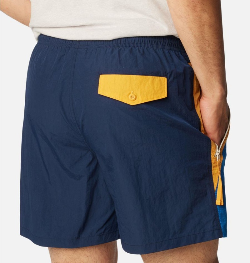 Columbia Riptide Retro Men's Shorts Navy | OIBGNS-431