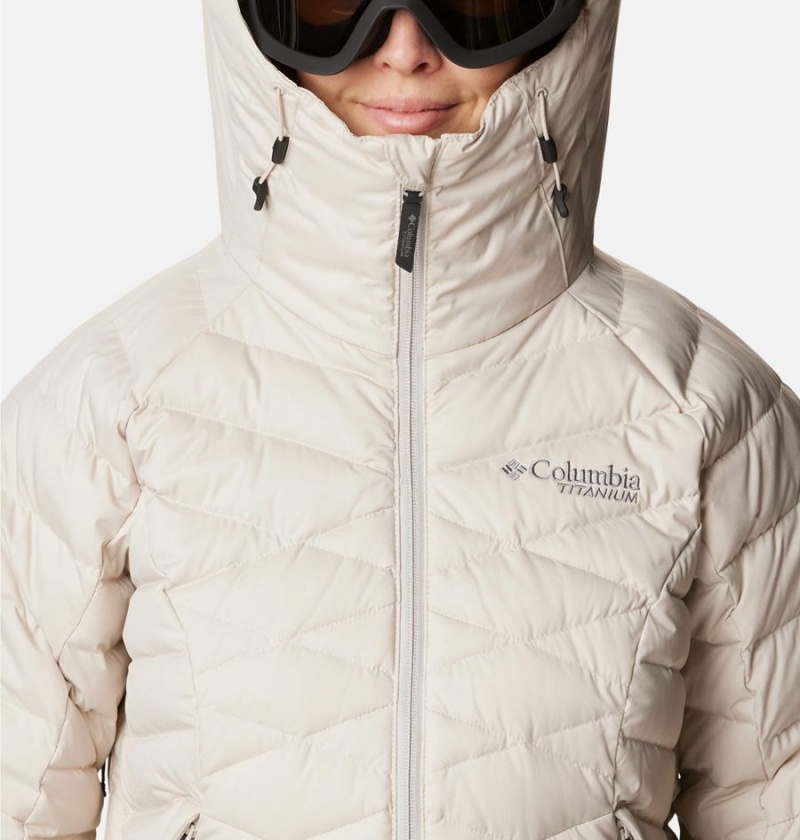 Columbia Roaring Fork Women's Puffer Jacket White | VFHNLM-135
