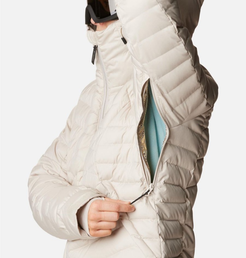 Columbia Roaring Fork Women's Puffer Jacket White | VFHNLM-135