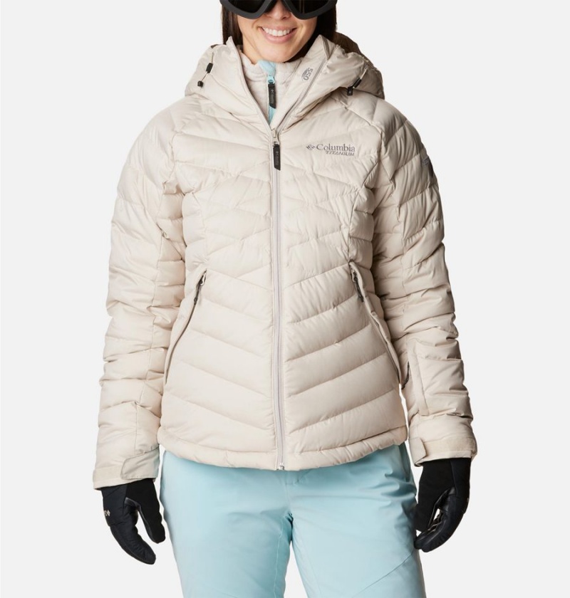 Columbia Roaring Fork Women\'s Puffer Jacket White | VFHNLM-135