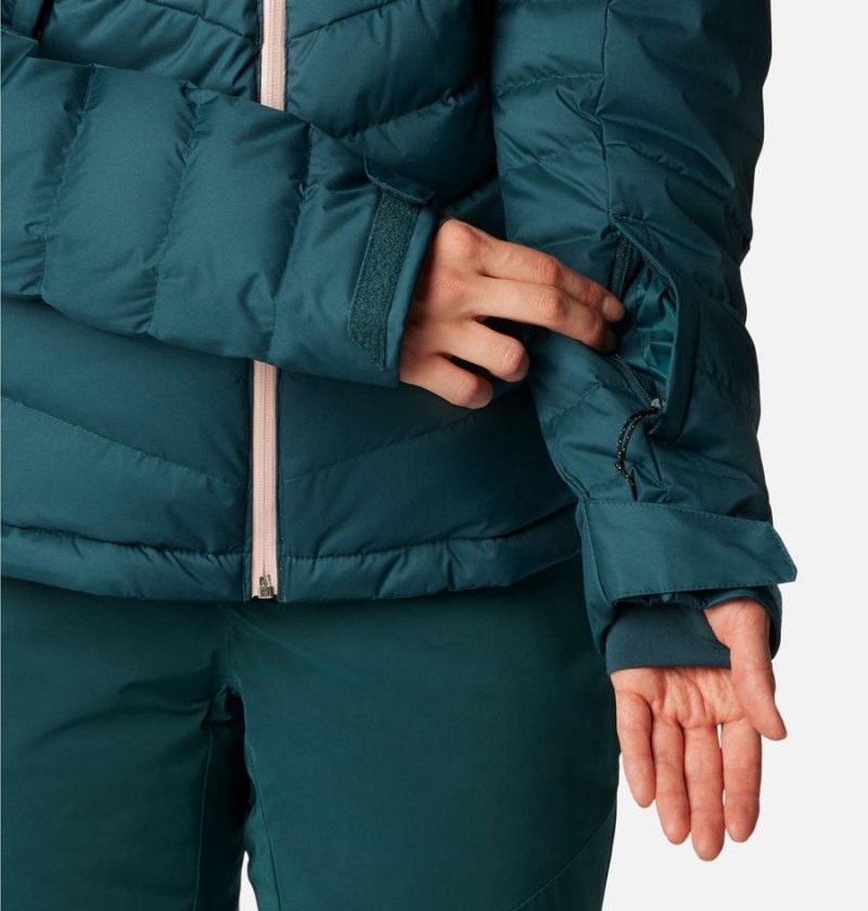Columbia Roaring Fork Women's Puffer Jacket Turquoise | QEXGYC-859