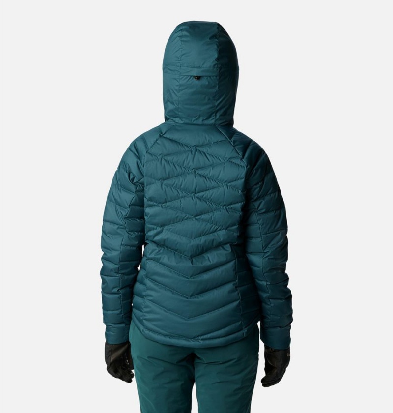 Columbia Roaring Fork Women's Puffer Jacket Turquoise | QEXGYC-859