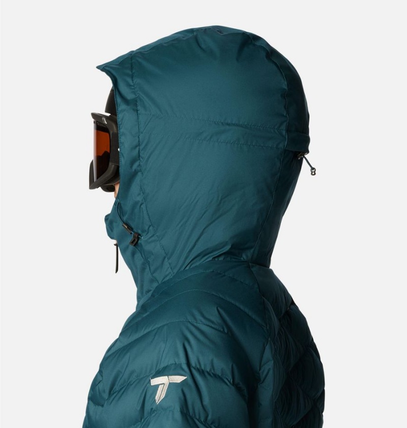 Columbia Roaring Fork Women's Puffer Jacket Turquoise | QEXGYC-859