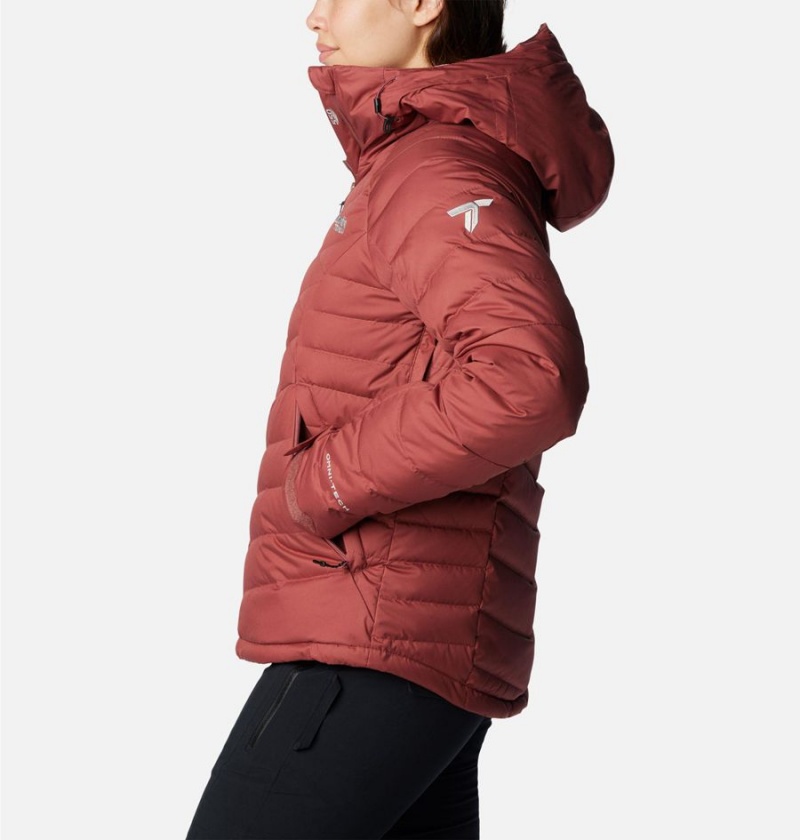 Columbia Roaring Fork Women's Puffer Jacket Red | KCOMIE-384