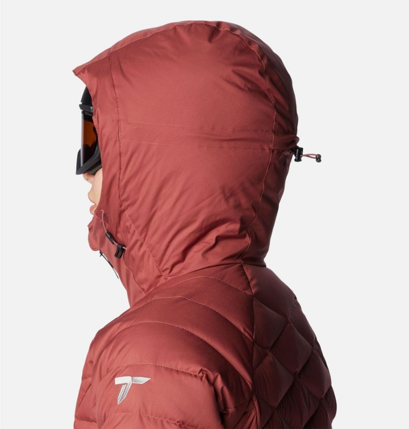 Columbia Roaring Fork Women's Puffer Jacket Red | KCOMIE-384