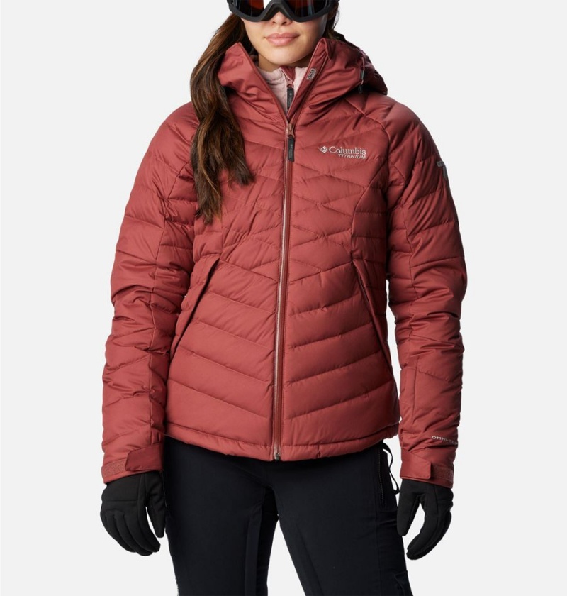 Columbia Roaring Fork Women\'s Puffer Jacket Red | KCOMIE-384