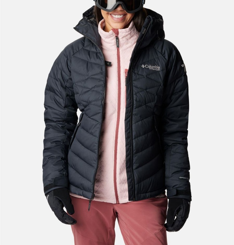 Columbia Roaring Fork Women's Puffer Jacket Black | MBCNJW-964