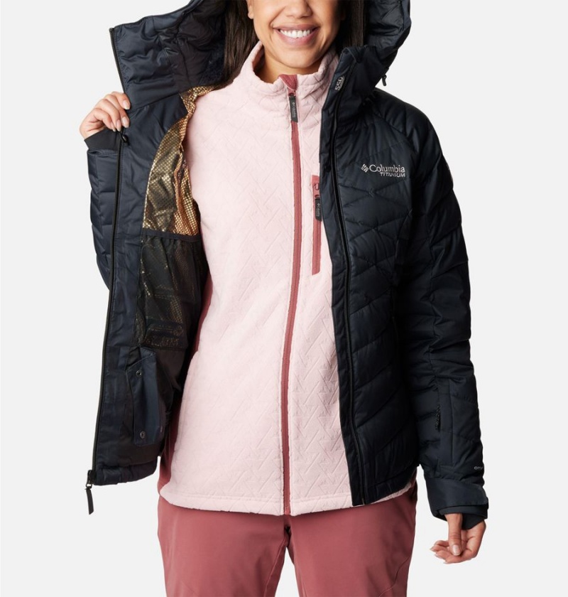 Columbia Roaring Fork Women's Puffer Jacket Black | MBCNJW-964