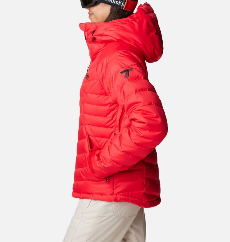 Columbia Roaring Fork Women's Puffer Jacket Red | PKXNAY-879