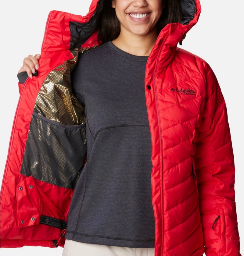 Columbia Roaring Fork Women's Puffer Jacket Red | PKXNAY-879