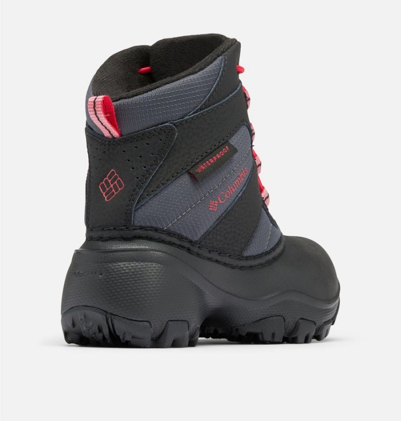 Columbia Rope Tow III Waterproof Warm Winter Kids' Boots Black | RDEAJB-560