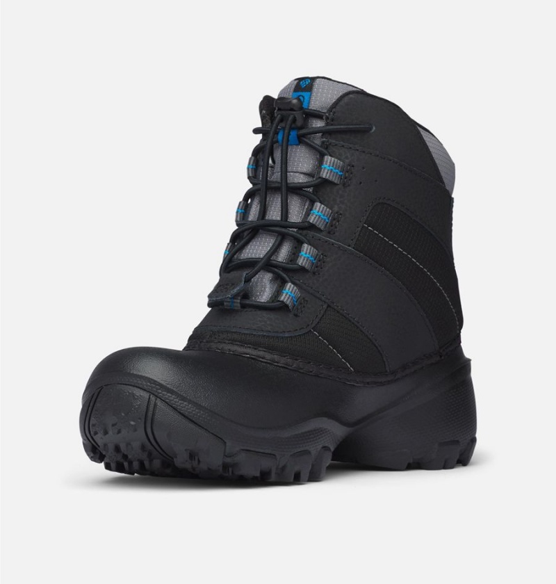 Columbia Rope Tow Waterproof Kids' Boots Black | USXJHW-901