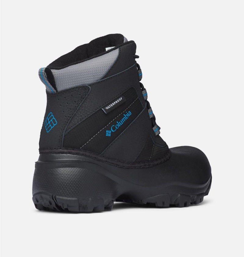 Columbia Rope Tow Waterproof Kids' Boots Black | USXJHW-901