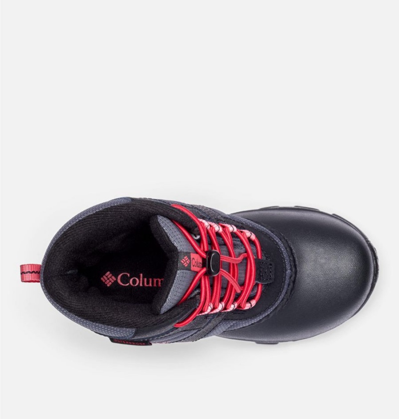 Columbia Rope Tow Waterproof Kids' Boots Black | MXFJZO-148