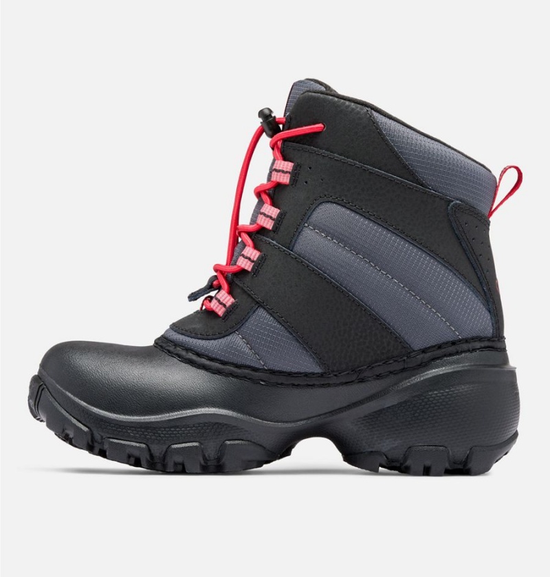 Columbia Rope Tow Waterproof Kids' Boots Black | MXFJZO-148