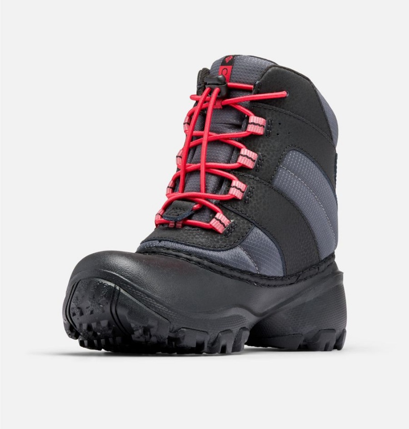 Columbia Rope Tow Waterproof Kids' Boots Black | MXFJZO-148