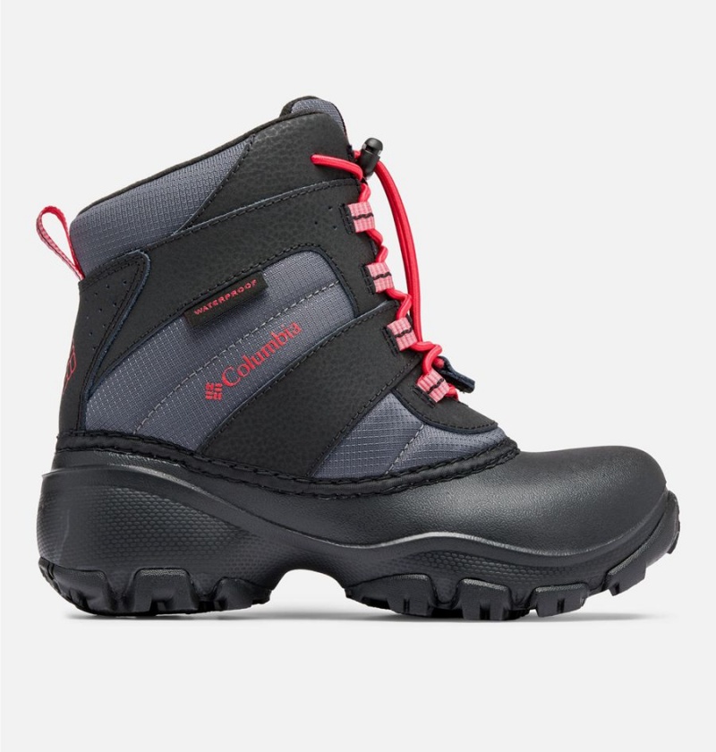 Columbia Rope Tow Waterproof Kids\' Boots Black | MXFJZO-148