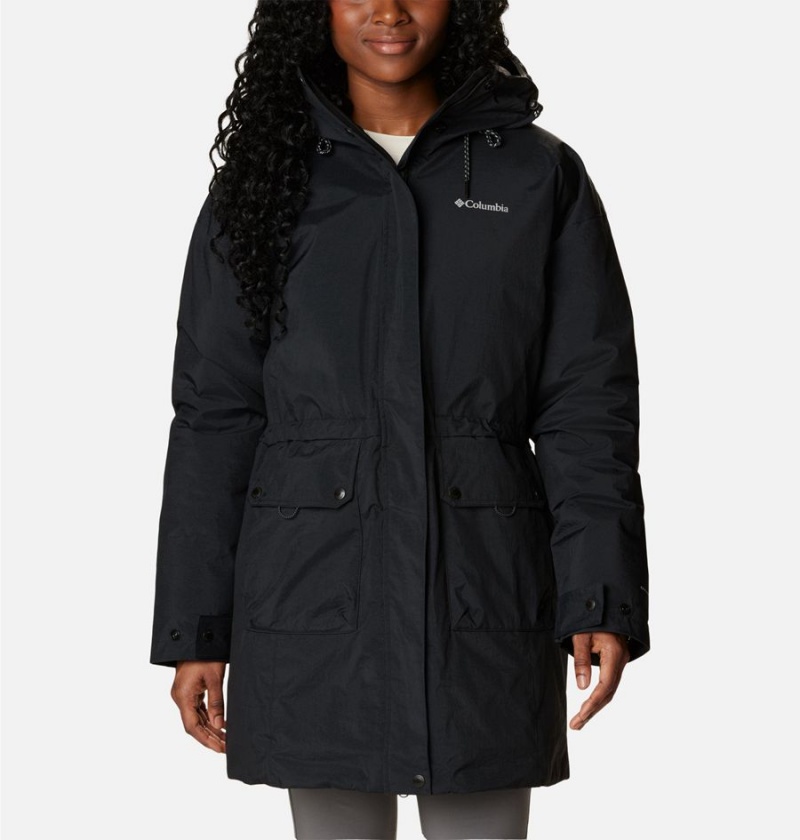 Columbia Rosewood Women\'s Coats Black | THVPXW-045