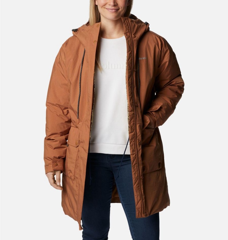 Columbia Rosewood Women's Coats Brown | KVJYUQ-681
