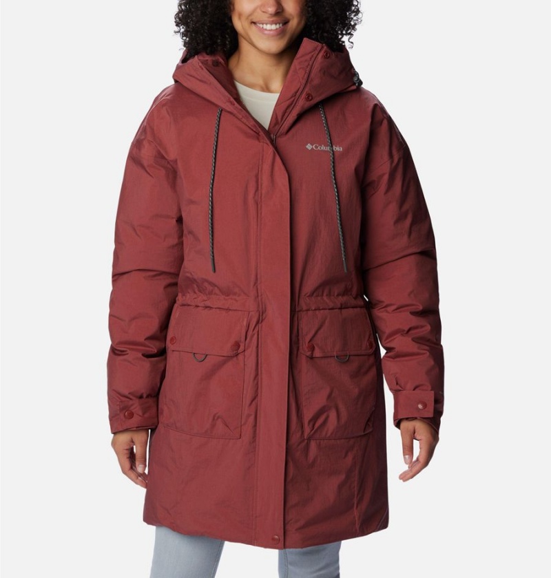 Columbia Rosewood Women\'s Coats Coral | QGMZTI-123