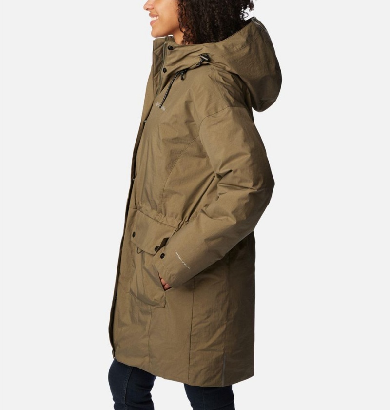 Columbia Rosewood Women's Coats Green | ITKEOB-532