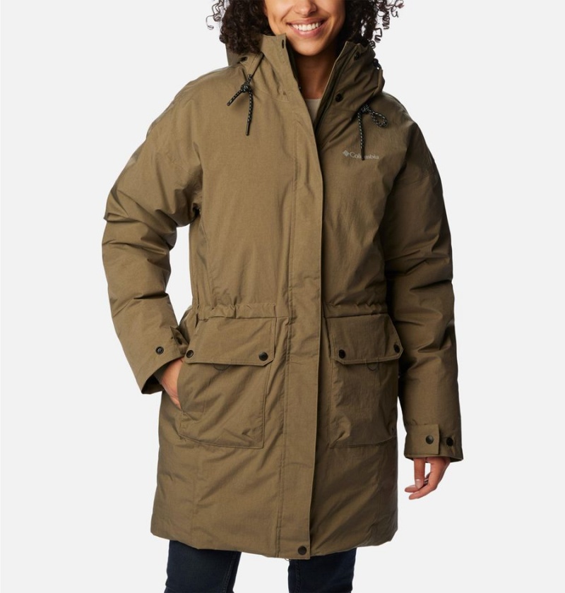 Columbia Rosewood Women\'s Coats Green | ITKEOB-532