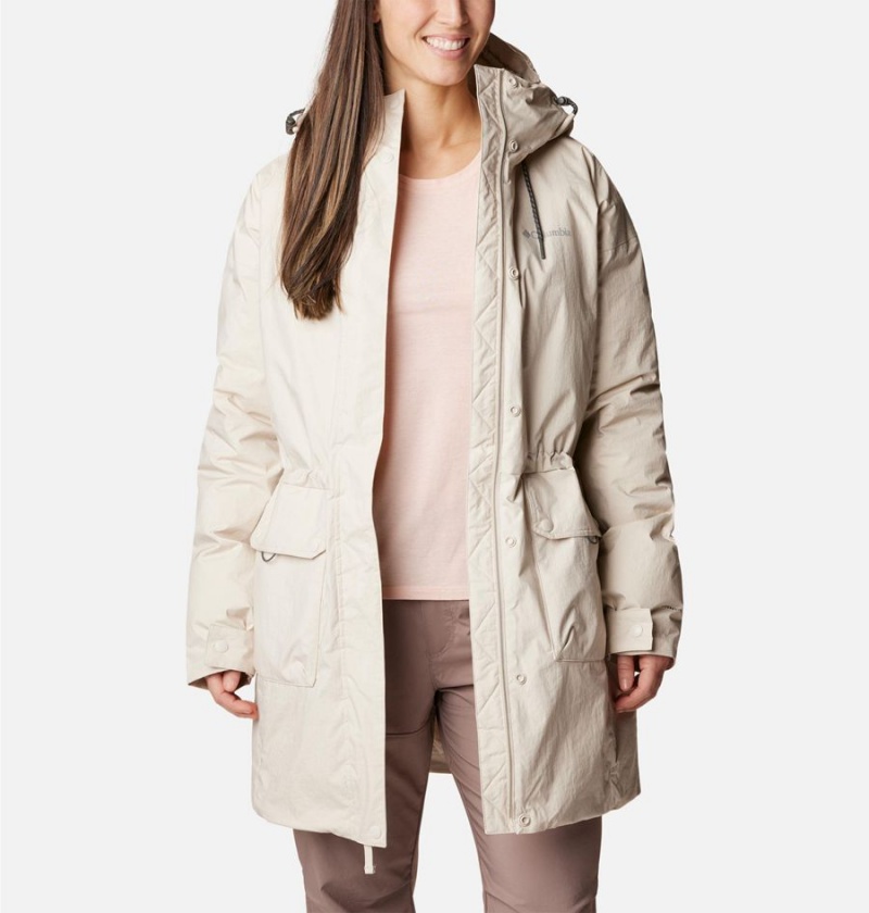 Columbia Rosewood Women's Coats White | NIAPWH-395