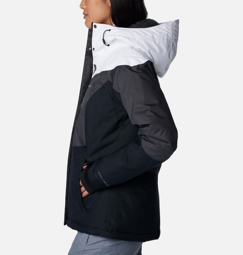 Columbia Rosie Run Insulated Women's Ski Jacket Black | THQJOR-524