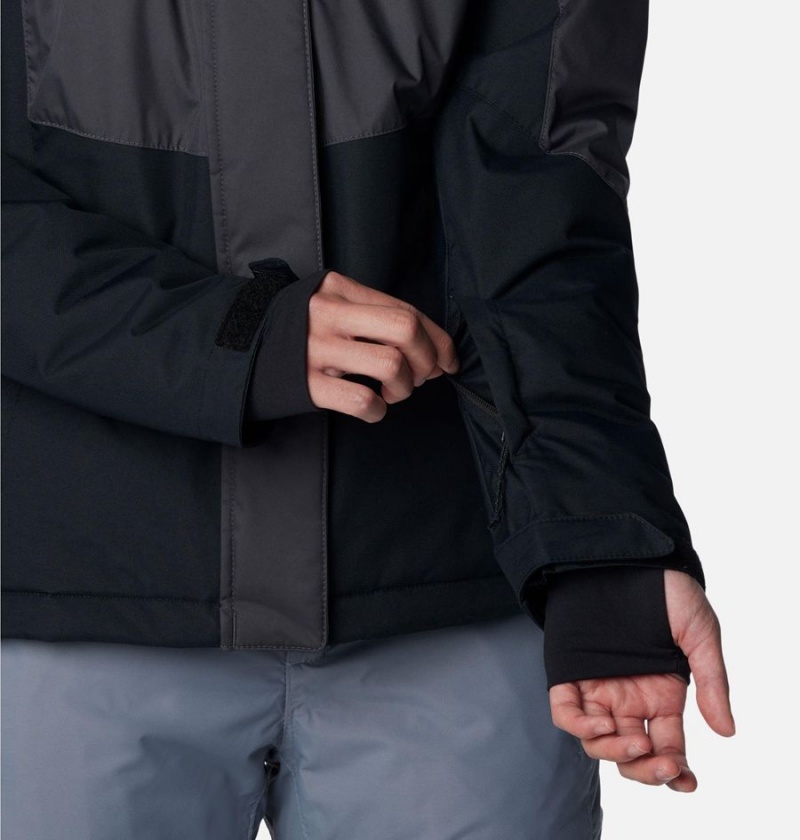 Columbia Rosie Run Insulated Women's Ski Jacket Black | THQJOR-524