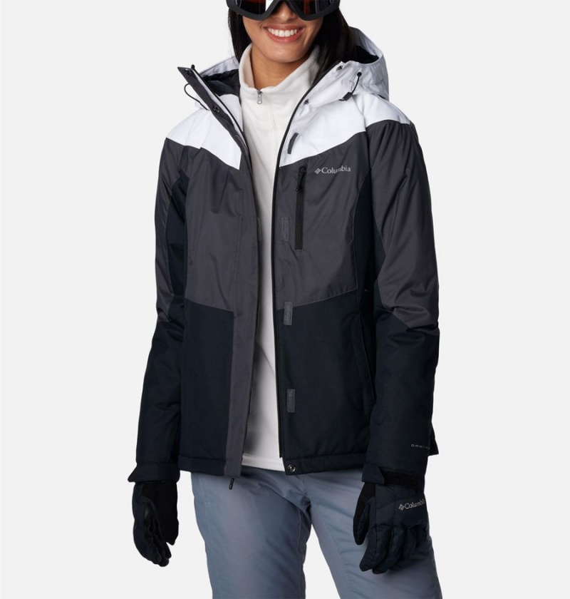 Columbia Rosie Run Insulated Women's Ski Jacket Black | THQJOR-524