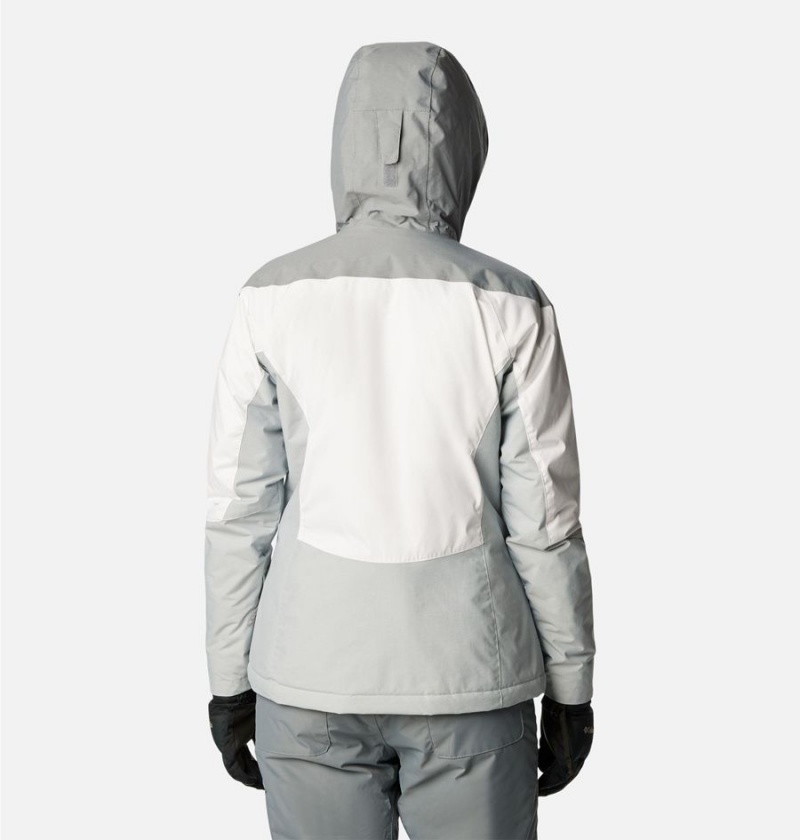 Columbia Rosie Run Insulated Women's Ski Jacket White | PVFXOS-853