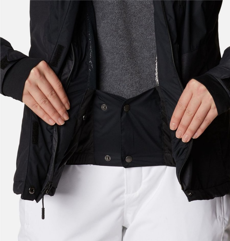 Columbia Rosie Run Insulated Women's Ski Jacket Black | HRXJBA-643
