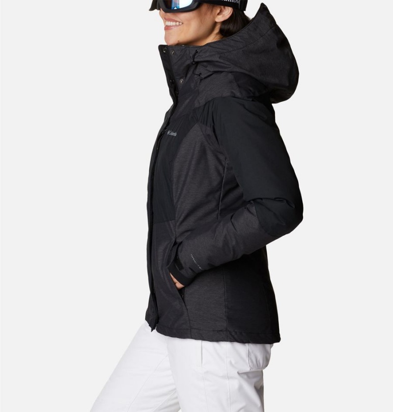Columbia Rosie Run Insulated Women's Ski Jacket Black | HRXJBA-643