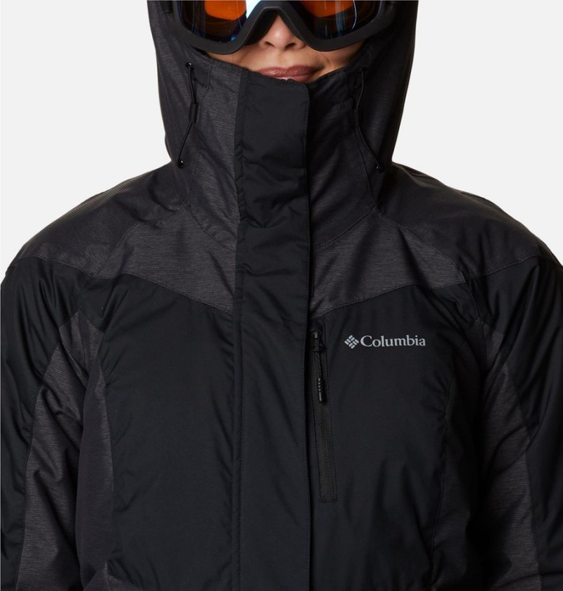 Columbia Rosie Run Insulated Women's Ski Jacket Black | HRXJBA-643