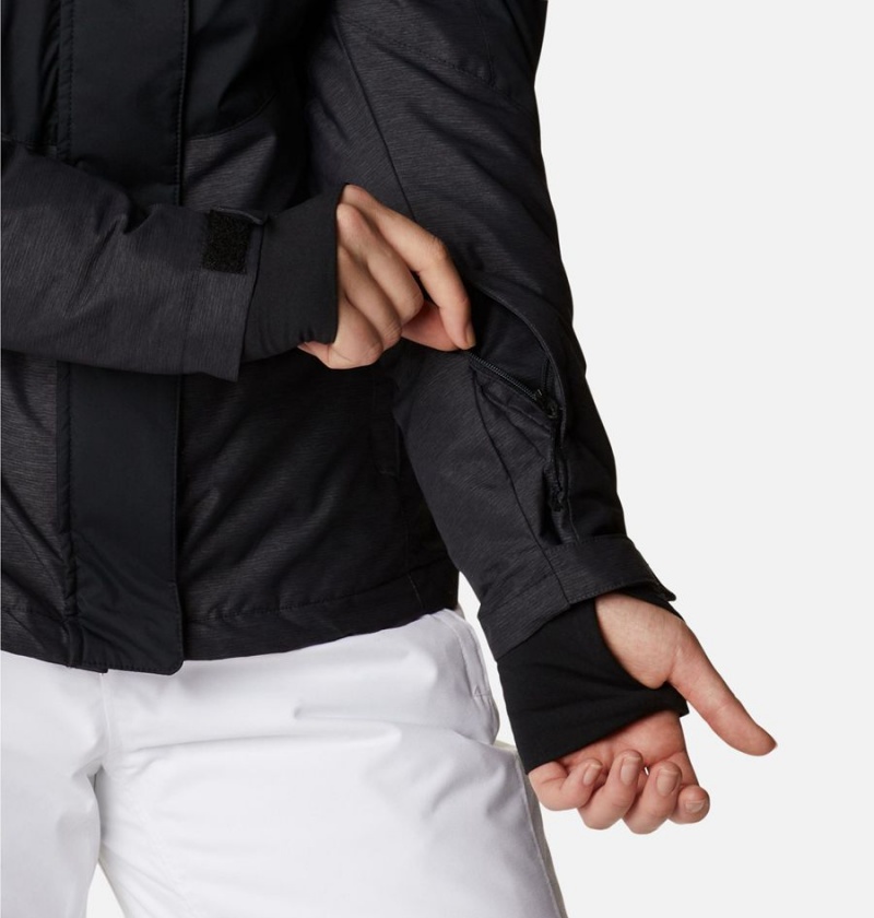 Columbia Rosie Run Insulated Women's Ski Jacket Black | HRXJBA-643