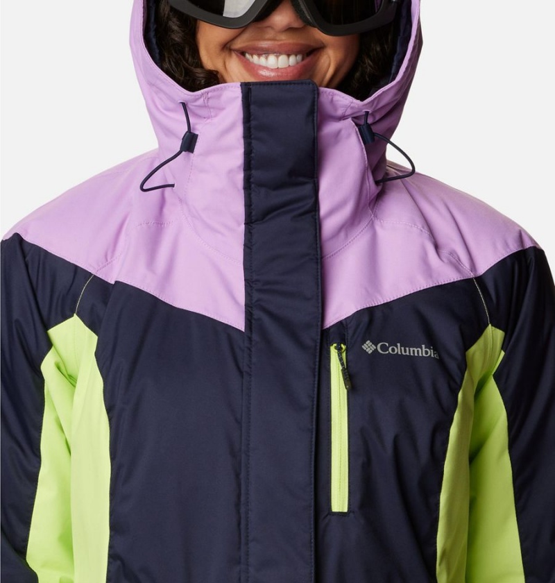 Columbia Rosie Run Insulated Women's Ski Jacket Navy | DSZXYP-764