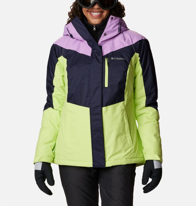 Columbia Rosie Run Insulated Women\'s Ski Jacket Navy | DSZXYP-764