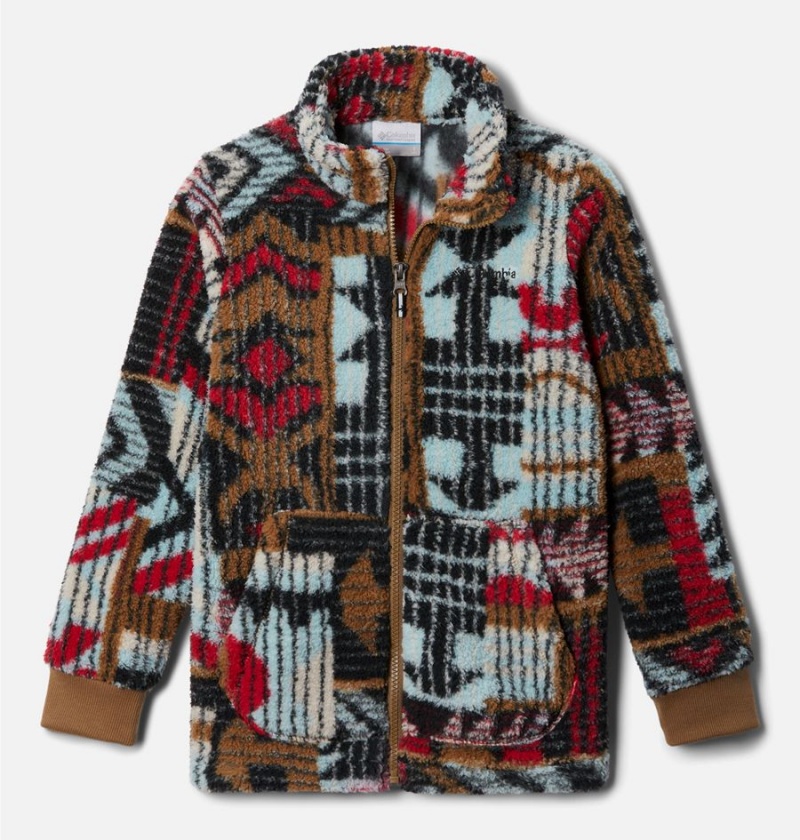 Columbia Rugged Ridge II Full Zip Sherpa Kids\' Jacket Brown | BGROIH-927