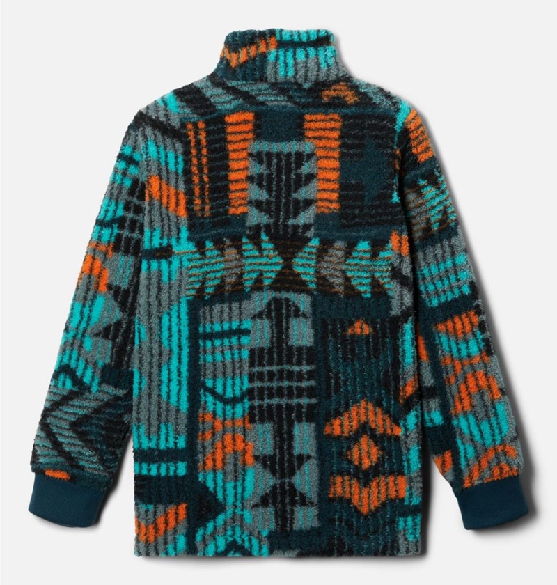 Columbia Rugged Ridge II Full Zip Sherpa Kids' Jacket Turquoise | PAXFUJ-826
