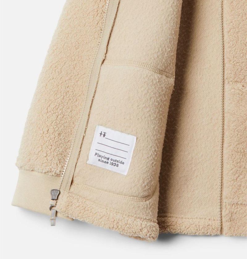 Columbia Rugged Ridge II Full Zip Sherpa Kids' Jacket Khaki | UEINAO-238