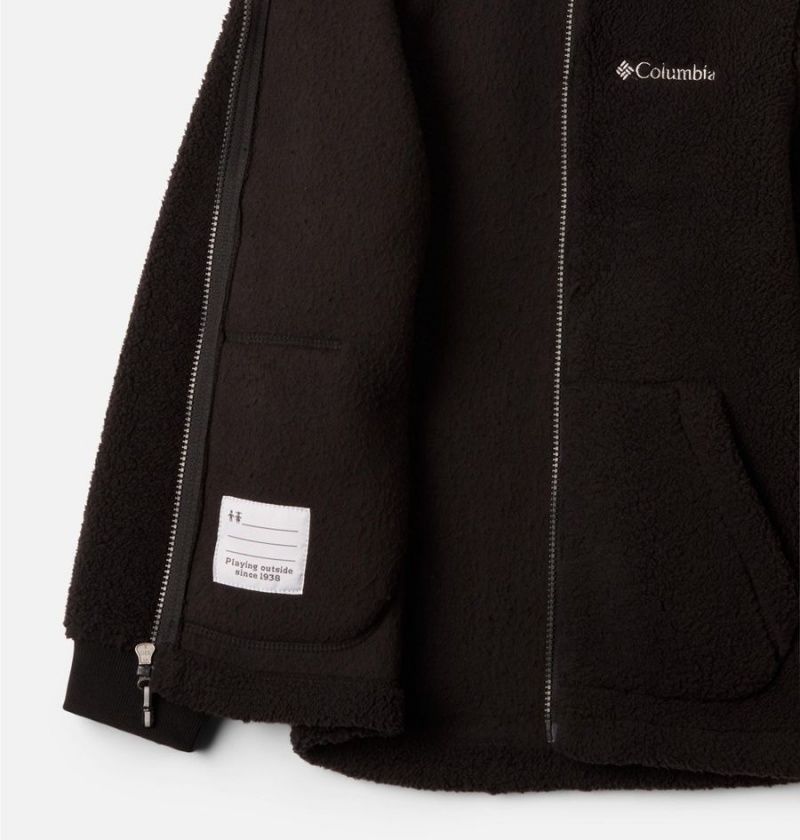 Columbia Rugged Ridge II Full Zip Sherpa Kids' Jacket Black | PNICRE-376