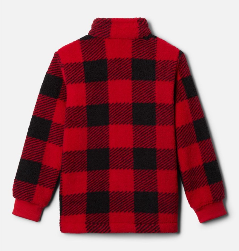 Columbia Rugged Ridge II Full Zip Sherpa Kids' Jacket Red | AWXGNE-560