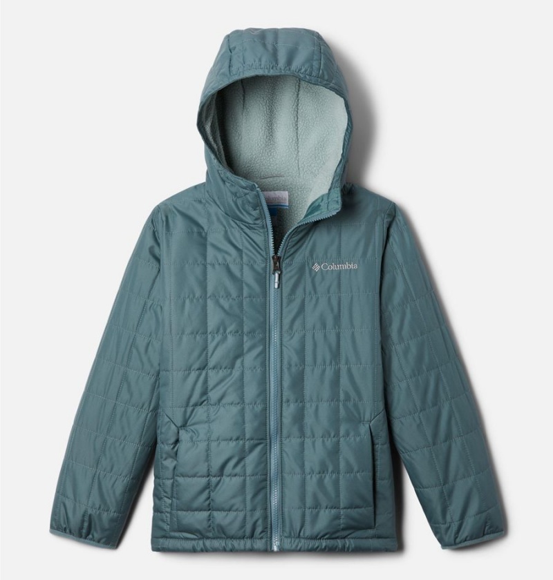 Columbia Rugged Ridge Sherpa Lined Kids\' Jacket Turquoise | URFCNB-174