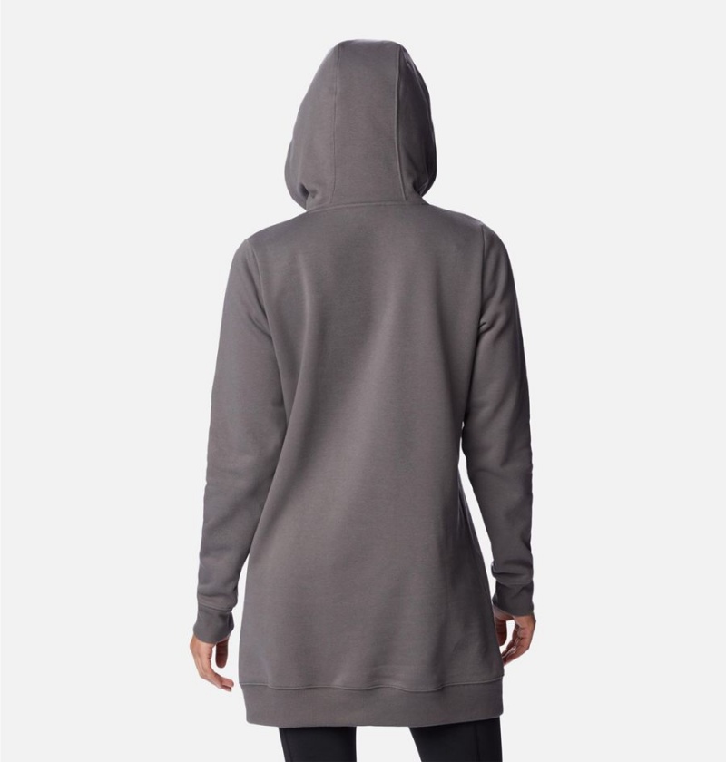 Columbia Rush Valley Long Women's Hoodie Grey | ROPTMV-321