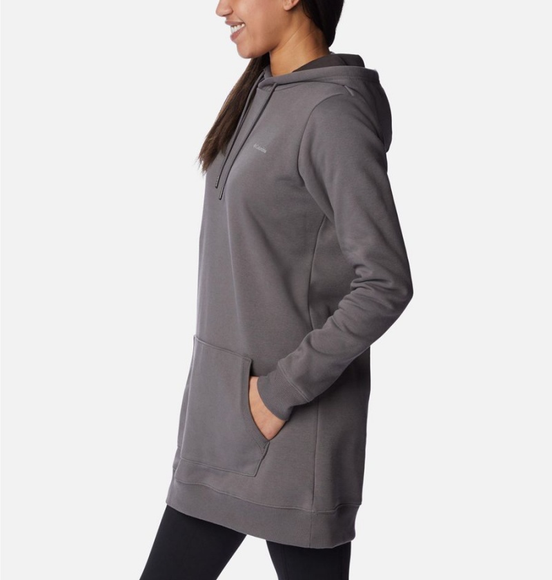 Columbia Rush Valley Long Women's Hoodie Grey | ROPTMV-321