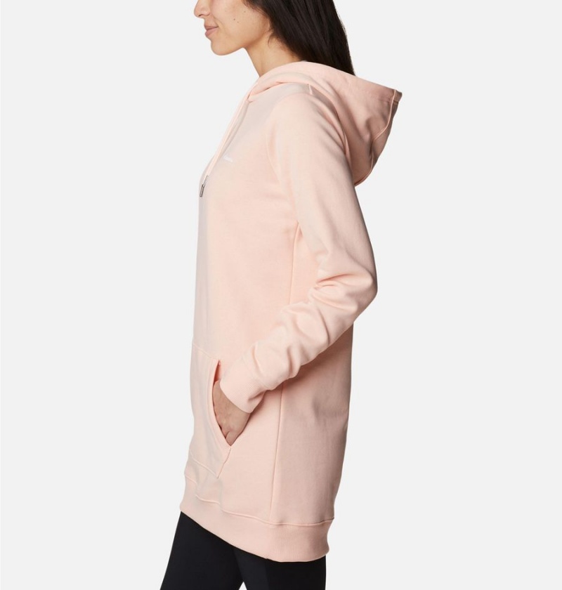 Columbia Rush Valley Long Women's Hoodie Pink | ULJSTE-058
