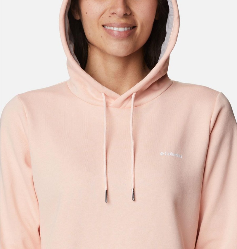 Columbia Rush Valley Long Women's Hoodie Pink | ULJSTE-058