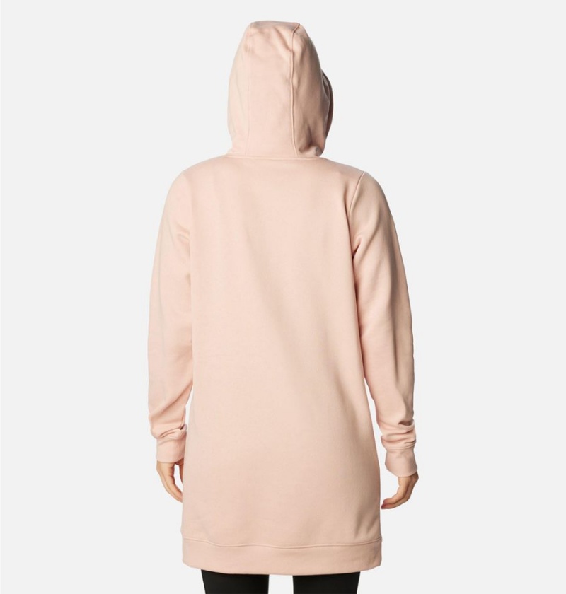 Columbia Rush Valley Long Women's Hoodie Pink | LOVZMD-745