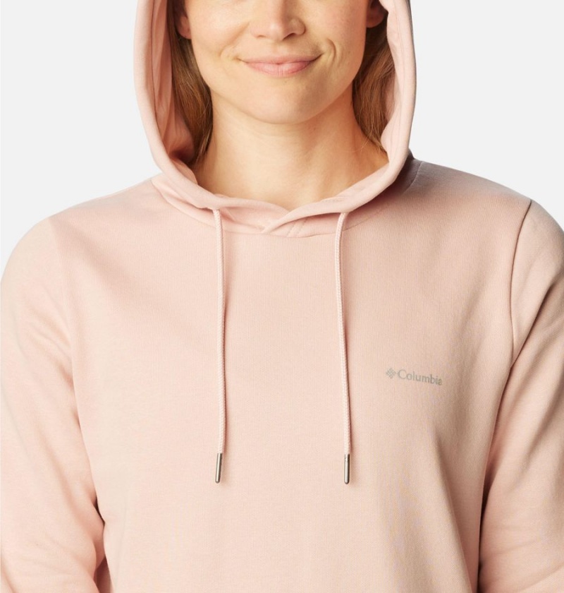 Columbia Rush Valley Long Women's Hoodie Pink | LOVZMD-745